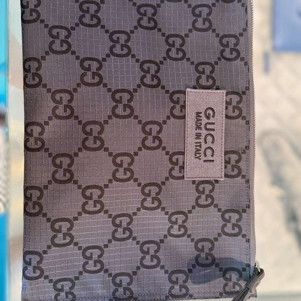 Gucci Black Monogram Men's Bag